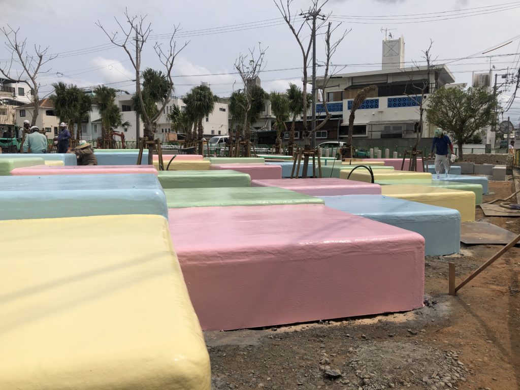 やわらかストリートファニチャー！
