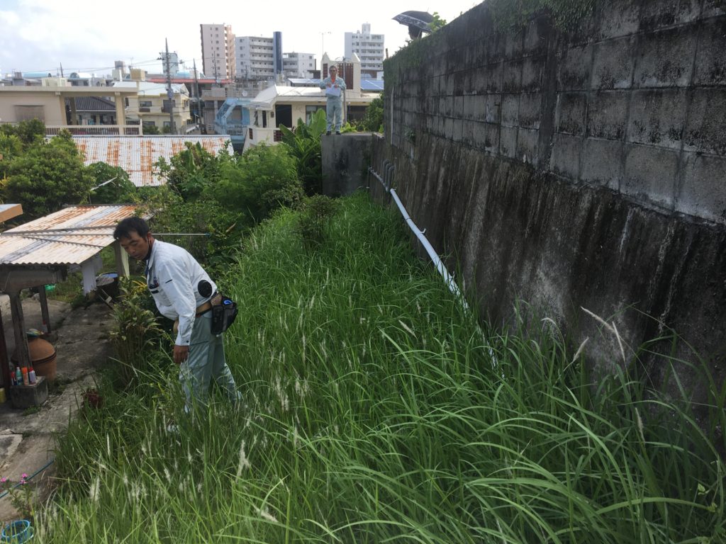 キレイに整地しお庭を安全に