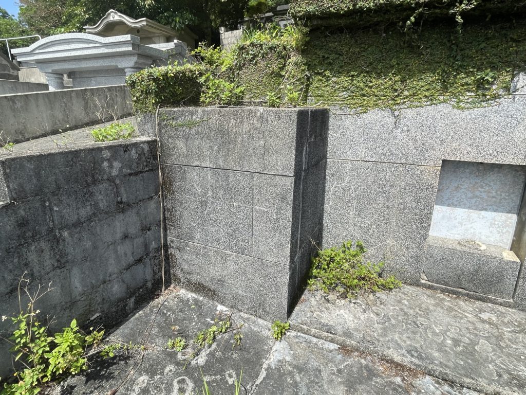 築65年超のお墓改修塗装・防水工事