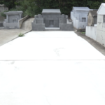 築65年超のお墓改修塗装・防水工事