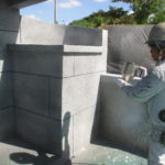 築65年超のお墓改修塗装・防水工事