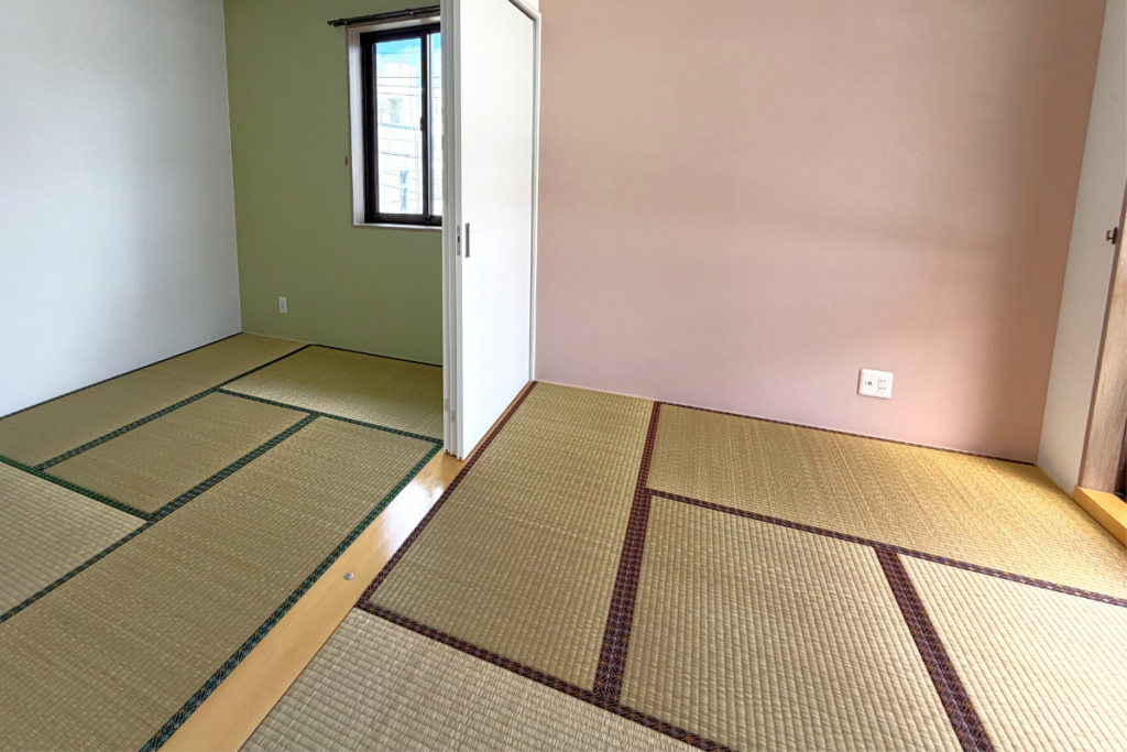 色分けされた畳部屋 子育てと家事ラクを叶える「回遊動線」の家!フルスケルトンで叶えた理想の間取り